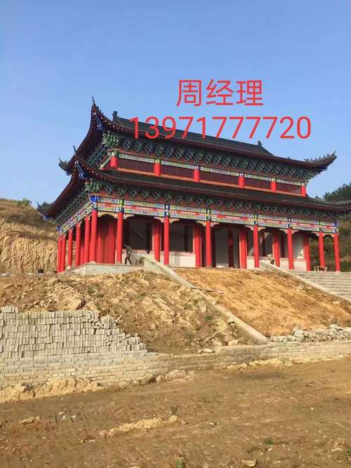 古建門(mén)樓,仿古祠堂,仿古寺廟湖北大冶藍(lán)禾園林古建工程