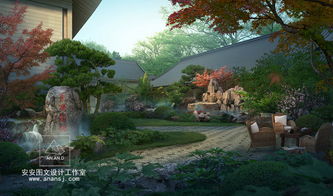 古建筑效果圖中的古園林有哪些構(gòu)園要素