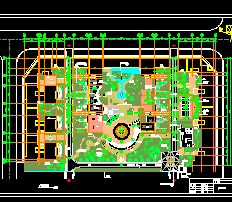 園林廣場景觀綠化施工圖紙免費下載 園林綠化及施工