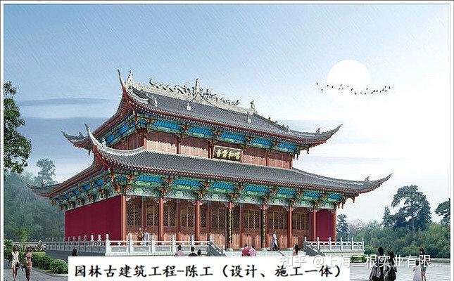 仿古長廊設計圖 寺廟古建門樓施工單位 明清設計施工 - 