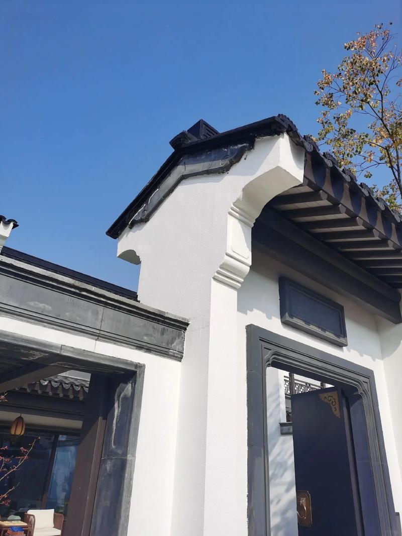 中式門#園林景觀工程 #施工現場實拍 #古建筑之美 #傳承古